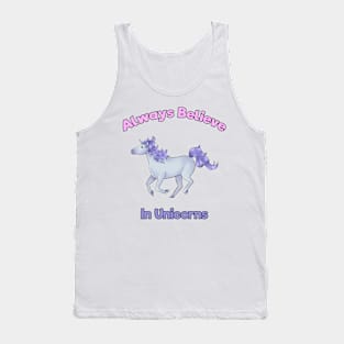 Believe In Unicorns Tank Top